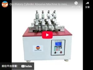 Oscillatory Cylinder Abrasive Machine to measure abrasion resistance for fabric as per ASTM D4157