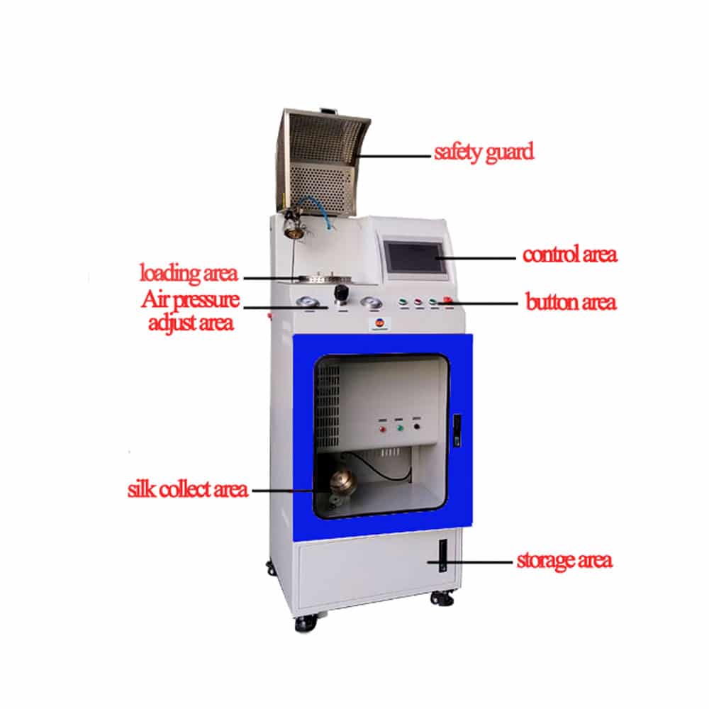 polymer fiber lab melt spinning machine