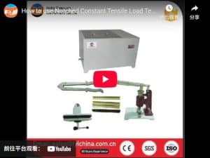 How to use Notched Constant Tensile Load Tester DW1440 from FYI