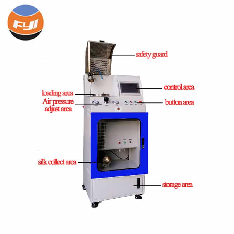polymer fiber lab melt spinning machine