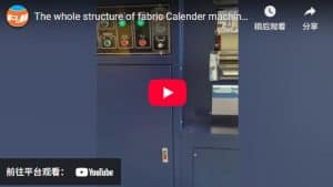 fabric calender machine