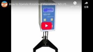 How to Operate Rotational Viscometer NDJ/SNB Series