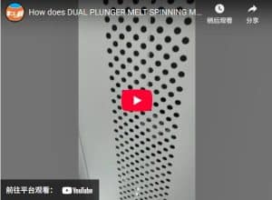 How does DUAL PLUNGER MELT SPINNING MACHINE from FYI TEAM work