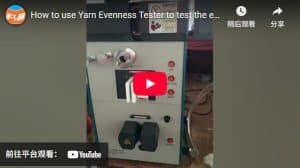 How to use Yarn Evenness Tester to test the evenness of sliver Etc?