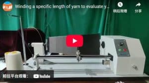 Winding a specific length of yarn to evaluate yarn quality parameters