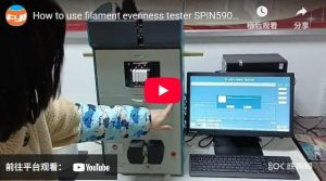 How to use filament evenness tester SPIN5900 from FYI Tester