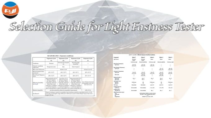 Selection Guide For Light Fastness Tester