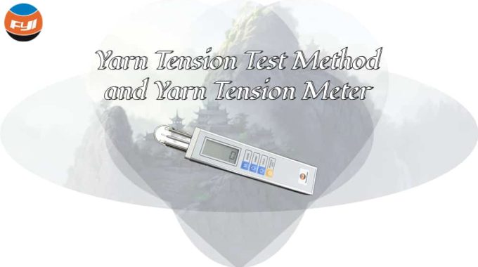 Yarn Tension Test Method And Yarn Tension Meter