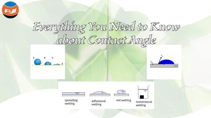 Everything You Need To Know About Contact Angle