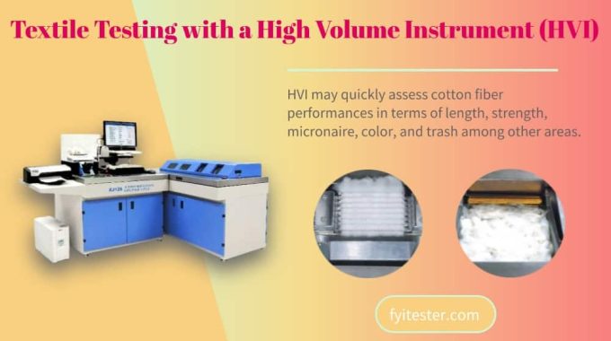 Textile Testing With A High Volume Instrument (HVI)