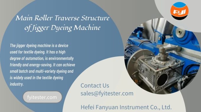 Main Roller Traverse Structure Of Jigger Dyeing Machine