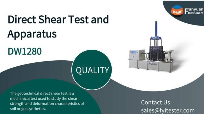 Direct Shear Test And Apparatus