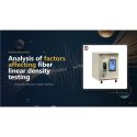 Analysis Of Factors Affecting Fiber Linear Density Testing