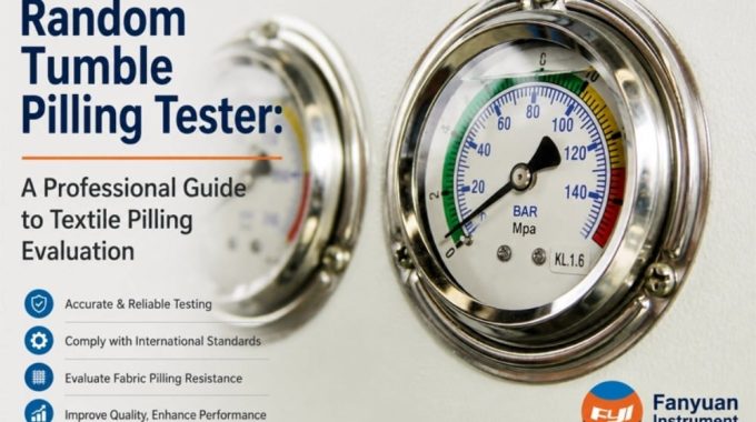 Random Tumble Pilling Tester: A Professional Guide To Textile Pilling Evaluation