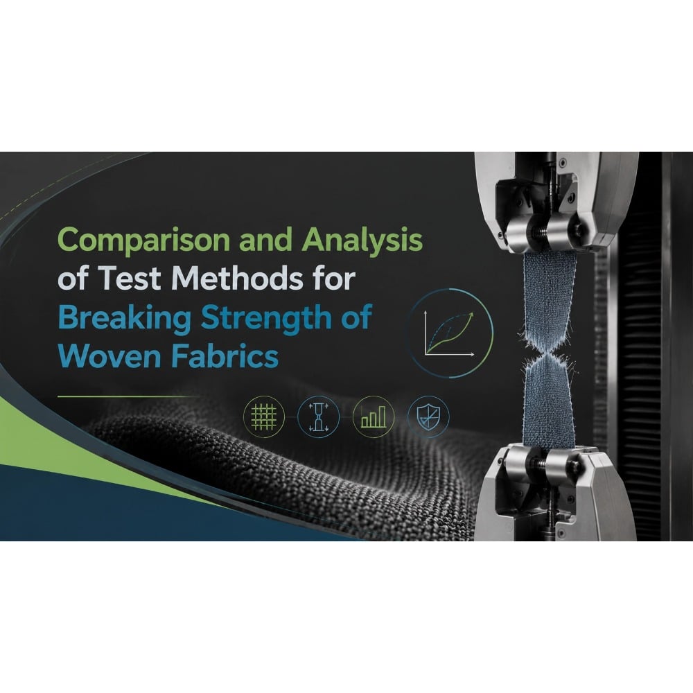 Comparison and Analysis of Test Methods for Breaking Strength of Woven Fabrics
