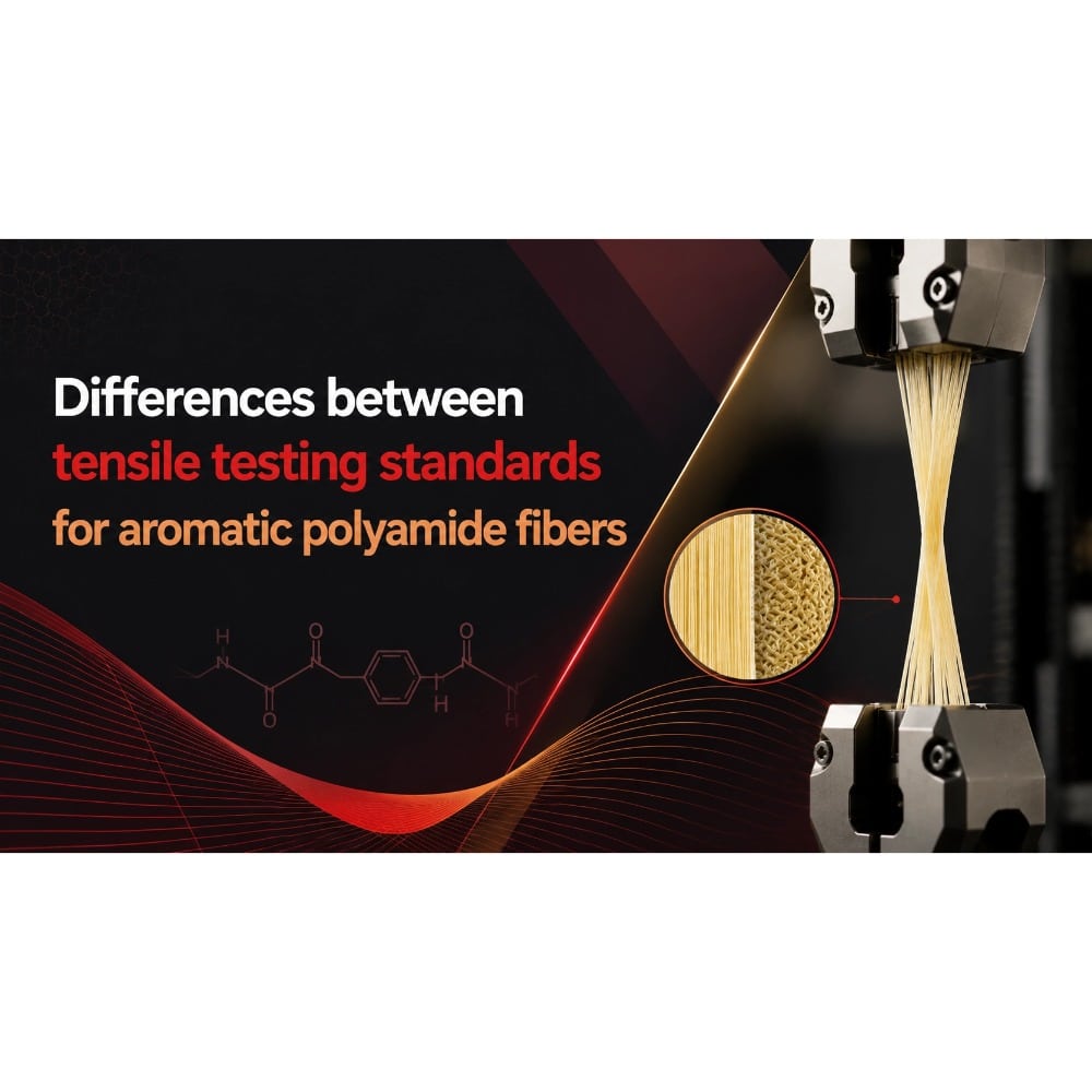 Differences between tensile testing standards for aromatic polyamide fibers