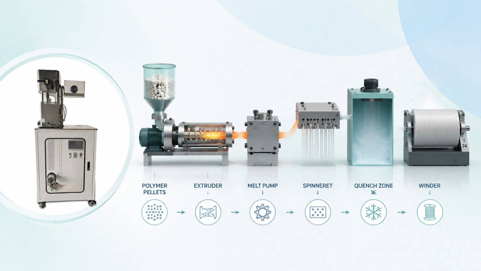 Melt Spinning Machine: Working, Types & Benefits