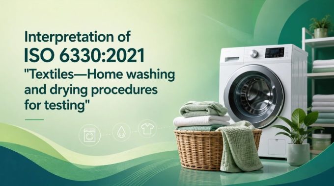 Interpretation Of ISO 6330:2021 “Textiles—Home Washing And Drying Procedures For Testing”