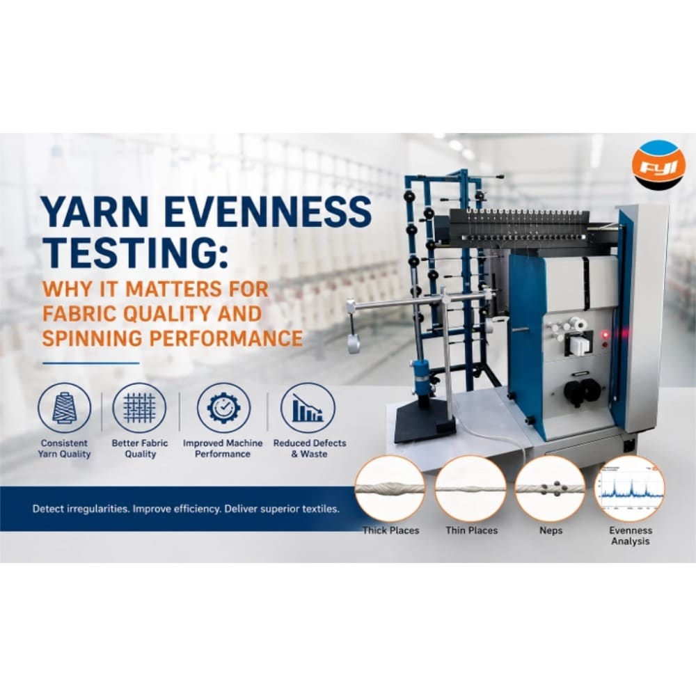 Yarn Evenness Testing: Why It Matters for Fabric Quality and Spinning Performance