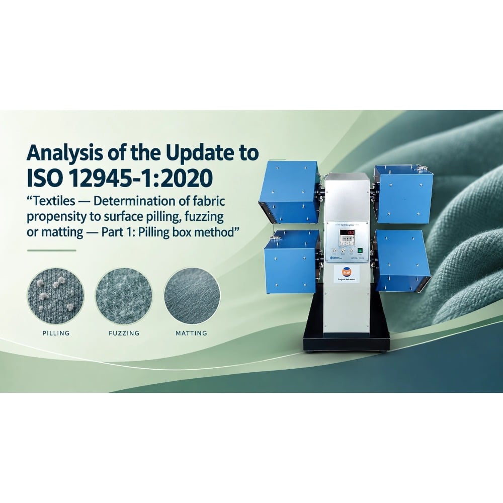 Analysis of the Update to ISO 12945-1:2020 “Textiles — Determination of fabric propensity to surface pilling, fuzzing or matting — Part 1: Pilling box method”