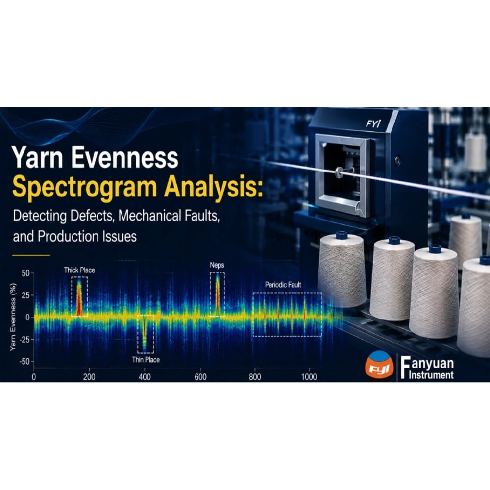 Yarn Evenness Spectrogram Analysis: Detecting Defects, Mechanical Faults, and Production Issues
