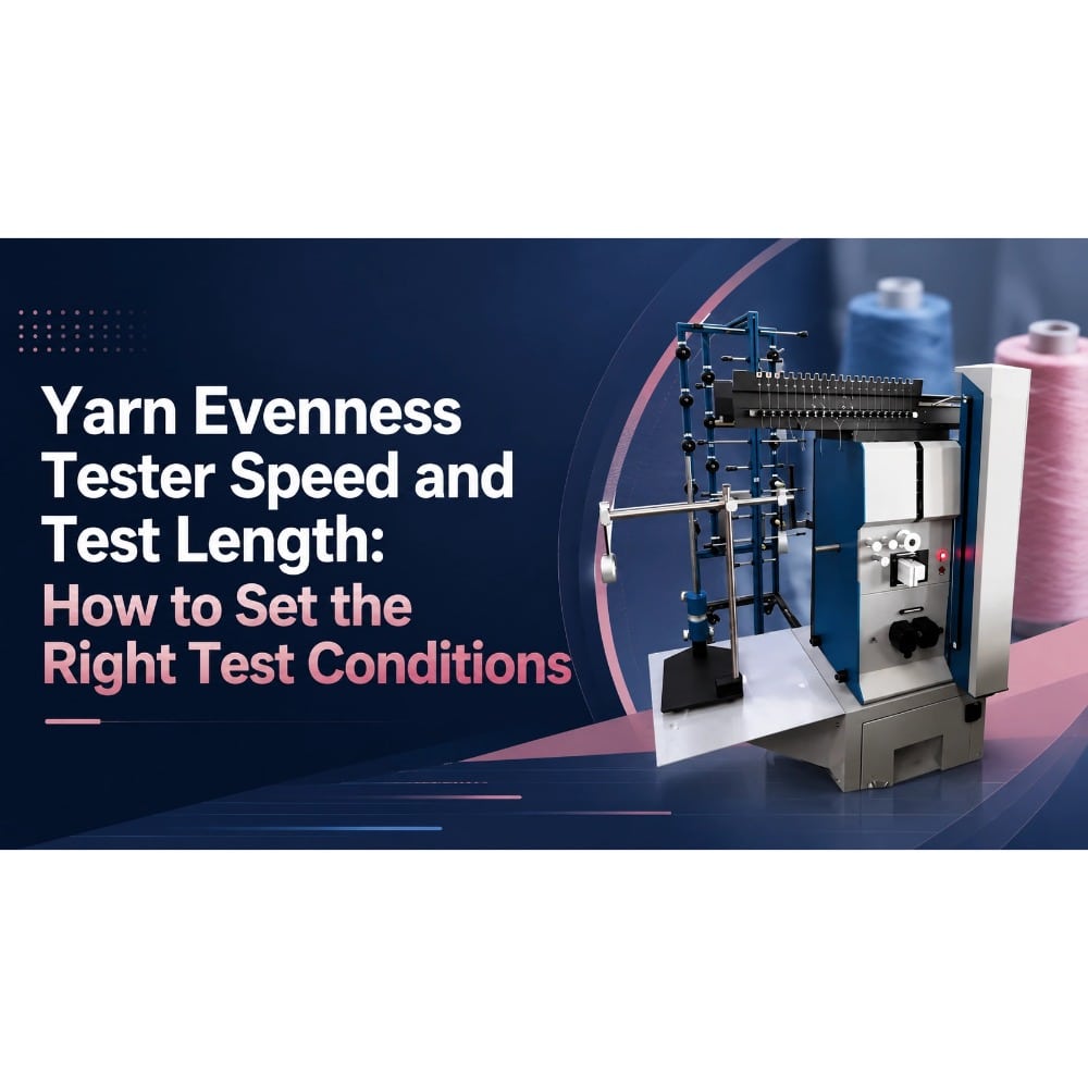 Yarn Evenness Tester Speed and Test Length: How to Set the Right Test Conditions