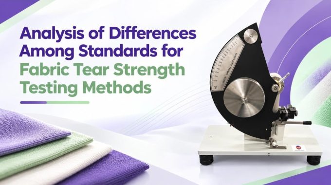 Analysis Of Differences Among Standards For Fabric Tear Strength Testing Methods