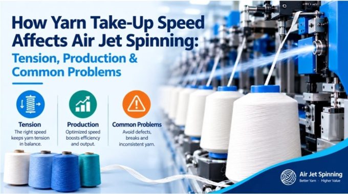 How Yarn Take-Up Speed Affects Air Jet Spinning: Tension, Production & Common Problems