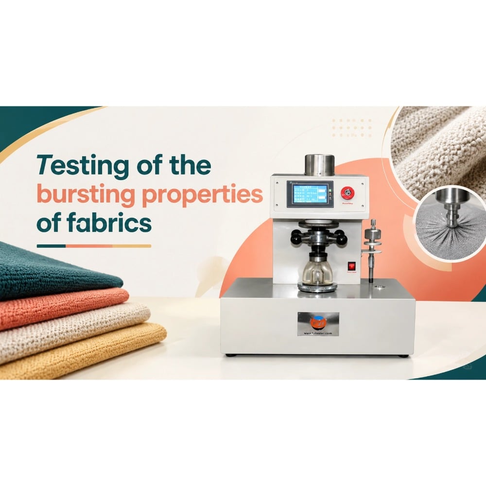 Testing of the bursting properties of fabrics
